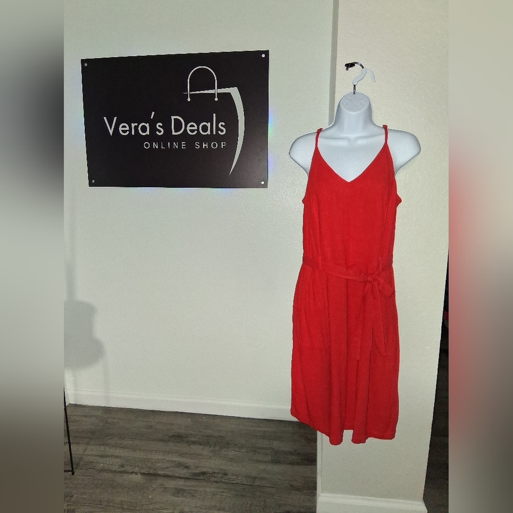 Universal Thread Red Midi Dress